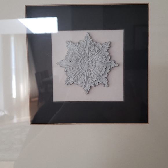 3 piece framed/matted wall art - Picture 2 of 4